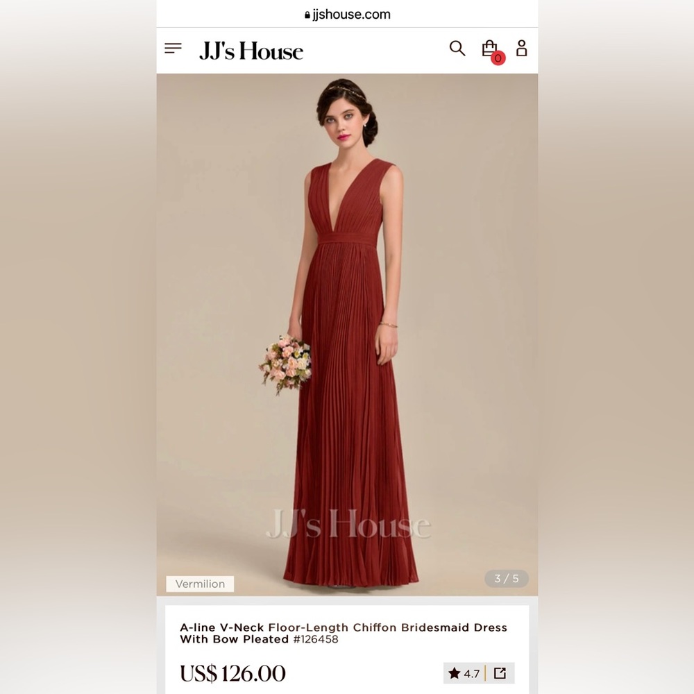 NWT JJs House Bridesmaid Dress